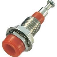 Jack socket Socket, vertical vertical Pin diameter: 2 mm Red SCI R1-17 1 pc(s)