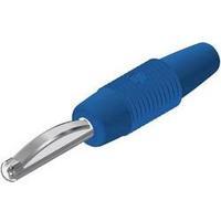 Jack plug Plug, straight Pin diameter: 4 mm Blue SKS Hirschmann VON 20 1 pc(s)