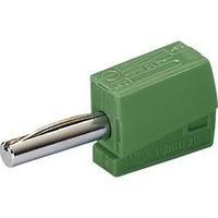 Jack plug Plug, straight Pin diameter: 4 mm Green WAGO 215-411 1 pc(s)