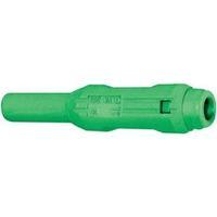 Jack socket Socket, straight Pin diameter: 2 mm Green MultiContact SL205-BA 1 pc(s)