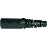 Jack socket Connector, straight Pin diameter: 4 mm Black Schützinger KU 09 L / SW 1 pc(s)