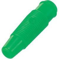 Jack socket Socket, straight Pin diameter: 4 mm Green SCI 1 pc(s)