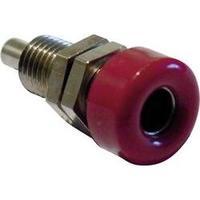 jack socket socket vertical vertical pin diameter 4 mm red schnepp 1 p ...