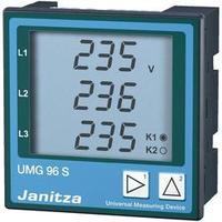 Janitza UMG 96S Modbus Four-wire Universal Measuring Device UMG 96 S I, U, kW, kVA, kvar, Wh, varh, F and power factor