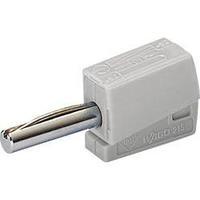 Jack plug Plug, straight Pin diameter: 4 mm Grey WAGO 215-811 1 pc(s)