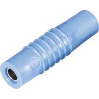 Jack socket Plug, straight Pin diameter: 4 mm Blue Schnepp KP 4000 L 1 pc(s)