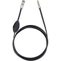 Jack Audio/phono Extension cable [1x Jack plug 3.5 mm - 1x Jack socket 3.5 mm] 5 m Anthracite incl. volume control, gold