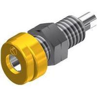 Jack socket Socket, vertical vertical Pin diameter: 4 mm Yellow SKS Hirschmann BUG 10 1 pc(s)