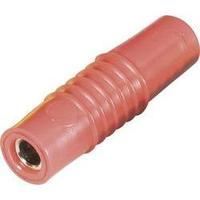 Jack socket Plug, straight Pin diameter: 4 mm Red Schnepp KP 4000 L 1 pc(s)