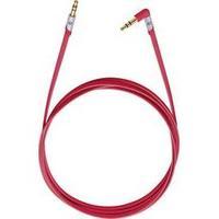 Jack Audio/phono Cable [1x Jack plug 3.5 mm - 1x Jack plug 3.5 mm] 1.50 m Red gold plated connectors Oehlbach
