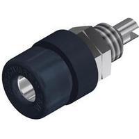 Jack socket Socket, vertical vertical Pin diameter: 4 mm Black SKS Hirschmann BIL 30 1 pc(s)