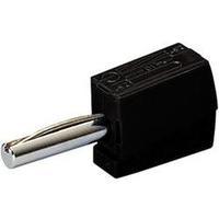 Jack plug Plug, straight Pin diameter: 4 mm Black WAGO 215-311 1 pc(s)