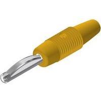 jack plug plug straight pin diameter 4 mm yellow sks hirschmann von 20 ...