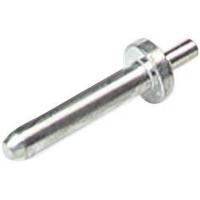 Jack plug Plug, straight Pin diameter: 2 mm Metal SKS Hirschmann MST 201 1 pc(s)