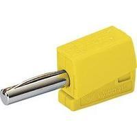 Jack plug Plug, straight Pin diameter: 4 mm Yellow WAGO 215-511 1 pc(s)