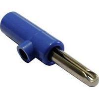 Jack plug Plug, straight Pin diameter: 4 mm Blue Schnepp 1 pc(s)