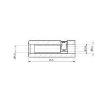 Jack plug Socket, straight Pin diameter: 4 mm Red econ connect BAK4SRT 1 pc(s)