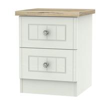 javea 2 drawer bedside cabinet grey