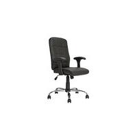 Jarvis High Back Chair with Arms - Black