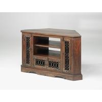 Jali Large Corner TV Cabinet