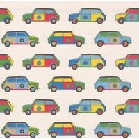 Jane Churchill Wallpapers Pop Cars, J146W-01