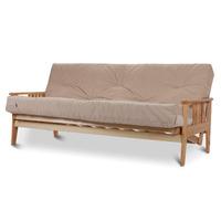 java 2 seater futon louisa natural supreme mattress