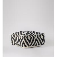 Jasper pouffe in zebra diamond