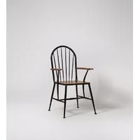 Jamieson dining chair in mango wood & black