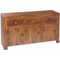 Jaipur Furniture Dakota Walnut Sideboard - 3 Doors 3 Drawers