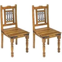 Jaipur Furniture Jali Dining Chair (Pair)