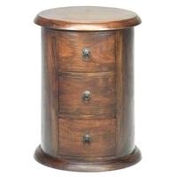 Jali Sheesham 3 Drawer Drum