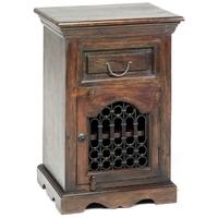 Jali Sheesham Bedside Cabinet - Left