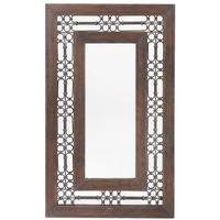 Jali Sheesham Rectangular Large Mirror