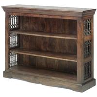 Jali Sheesham Low Bookcase