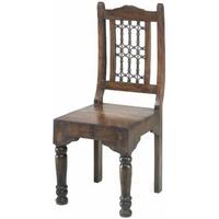 Jali Sheesham Low Back Chair (Pair)