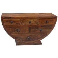 Jaipur Furniture Ganga Chest of Drawer - Half Round Bowl 6 Drawers