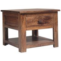 Jaipur Furniture Kashmir Walnut Side Table - 1 Drawer