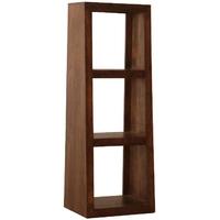 Jaipur Furniture Yoga Walnut 3 Hole Slope Display Unit