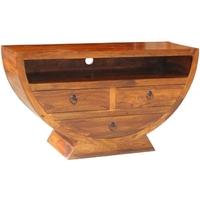 Jaipur Furniture Chest of Drawer - Half Round Bowl 3 Drawers