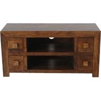 Jaipur Furniture Dakota Walnut Plazma TV Unit - 4 Drawers