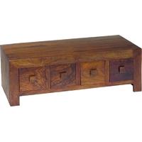 Jaipur Furniture Dakota Walnut Coffee Table - 8 Drawers