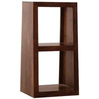 Jaipur Furniture Yoga Walnut 2 Hole Slope Display Unit