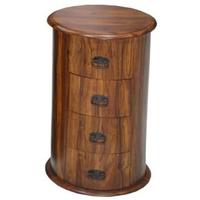 Jaipur Furniture Chest of Drawer - Drum 4 Drawers