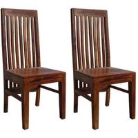 Jaipur Furniture Dining Chair - Long Back (Pair)