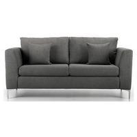 Jane 3 Seater Sofa, Grey Fabric