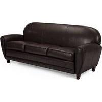 Jazz Club 3 Seater Sofa, Chocolate