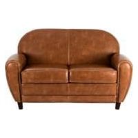 Jazz Club 2 Seater Sofa, Cognac