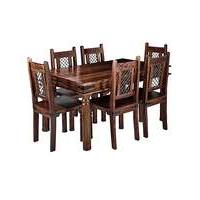 Jaipur Sheesham Dining Table & 6 Chairs
