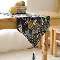 Japanese Pattern Table Runner Fashion Hotsale High-grade Cotton Linen Table Top Deco