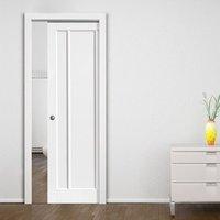 Jamaica Pocket Fire Door - White Primed - 1/2 Hour Fire Rated